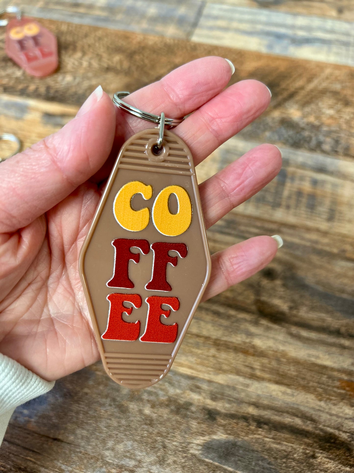 Coffee keychain