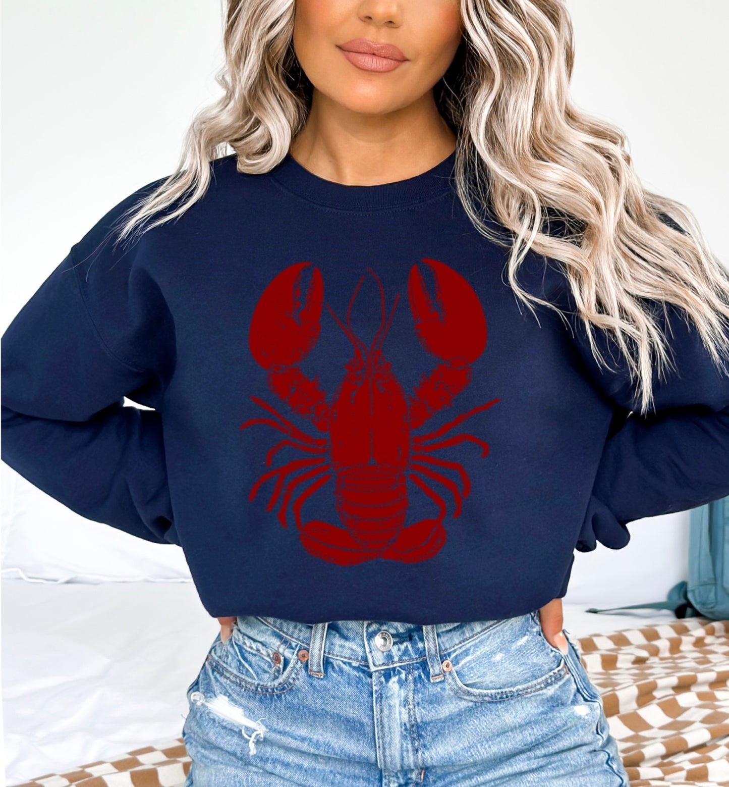 Large Lobster sweatshirt