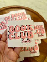 Book Club babe sticker