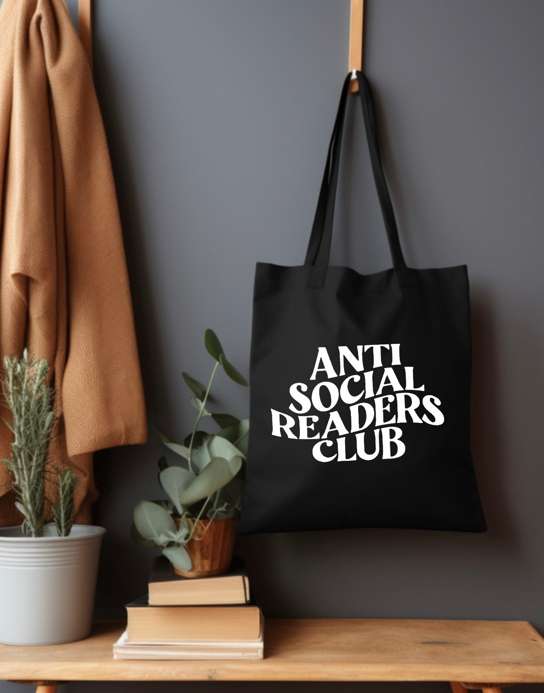 Anti Social Readers Tote Bag