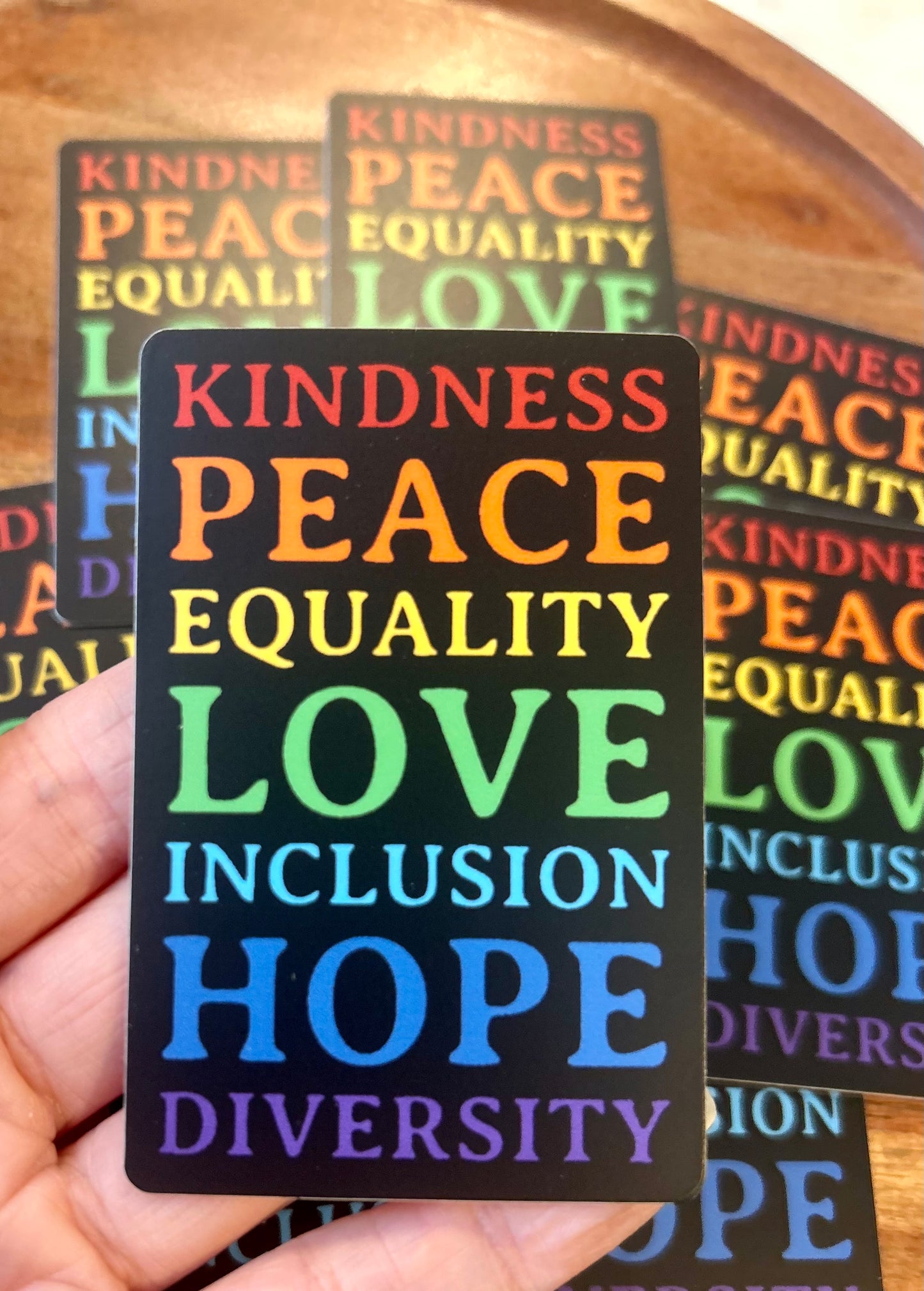 Pride Positivity sticker • bold