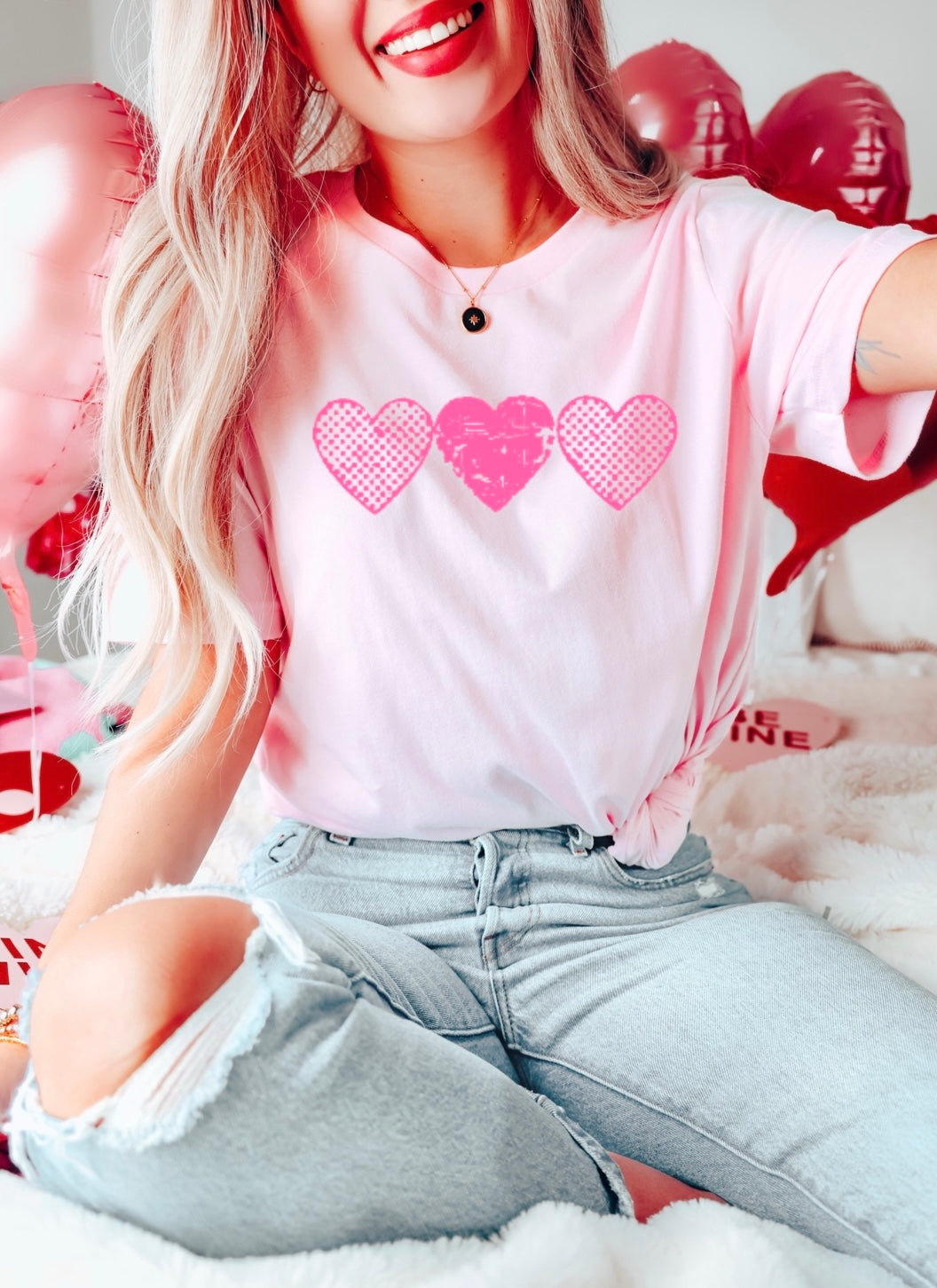 Hot Pink Hearts