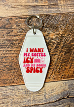 Spicy Book Lovers keychains