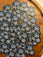 Shop Local sticker • Snowflakes