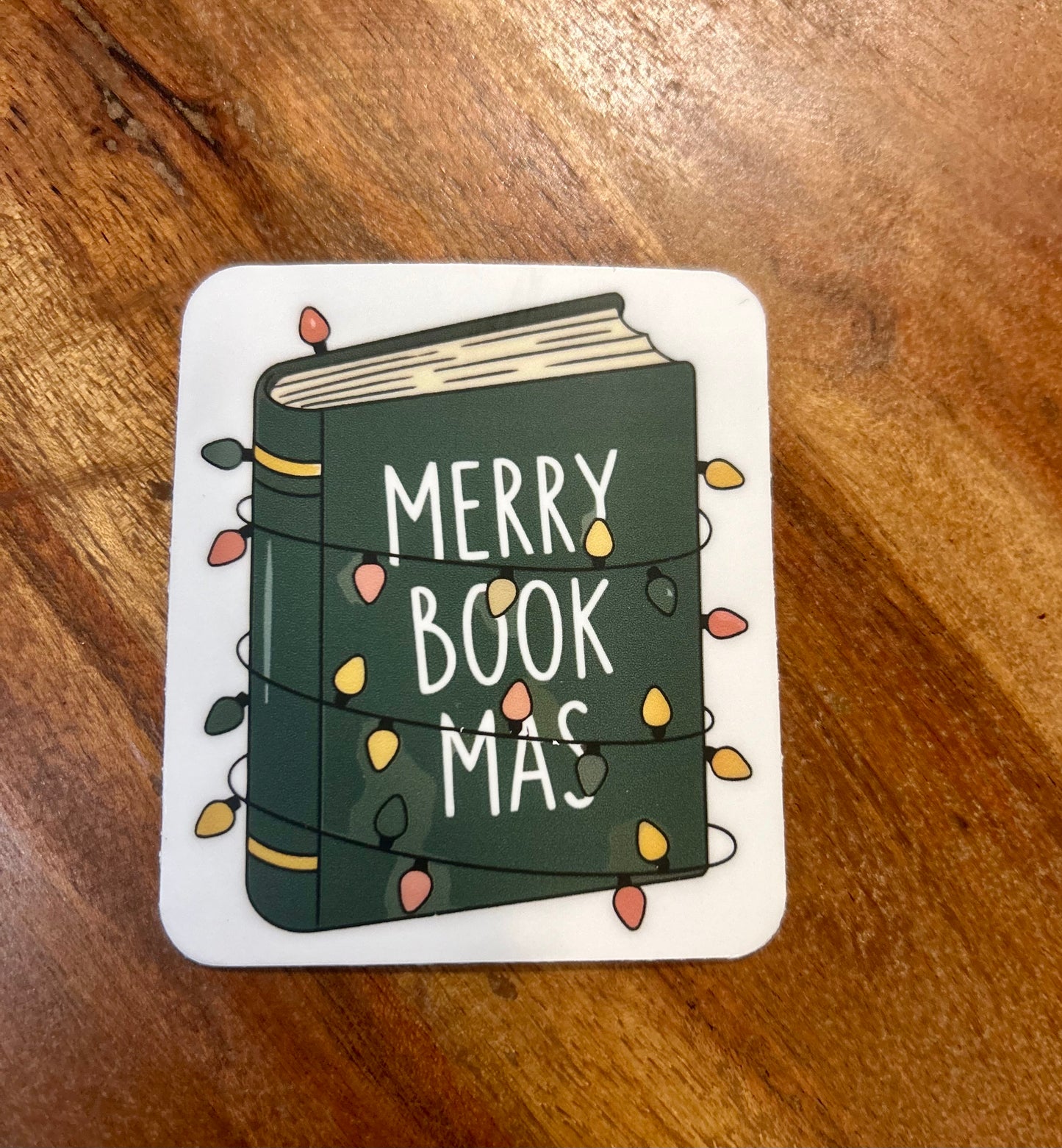 Merry Bookmas sticker