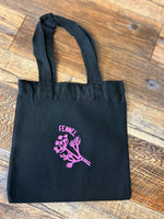 8” Wildflowers - small tote bag