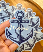 Anchor sticker • Maine