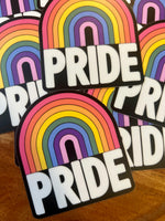 Pride rainbow sticker