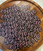 Xoxo sticker