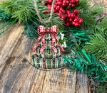 Christmas book tree ornament