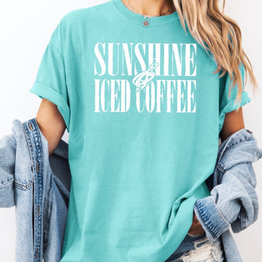 Sunshine & iced coffee • comfort colors