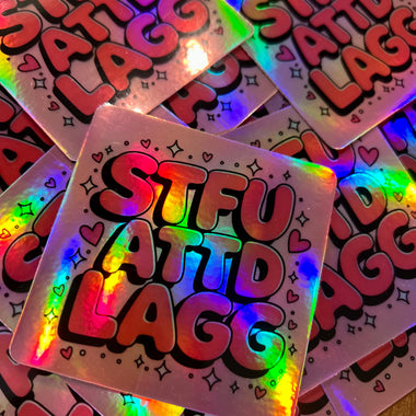 STFUATTDLAGG holographic Sticker