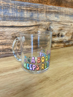 Coffee & Books Glass coffee mugs
