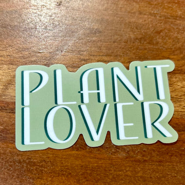 Plant Lover sticker • sage
