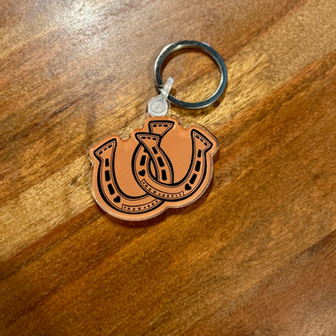 Lucky horseshoes keychain