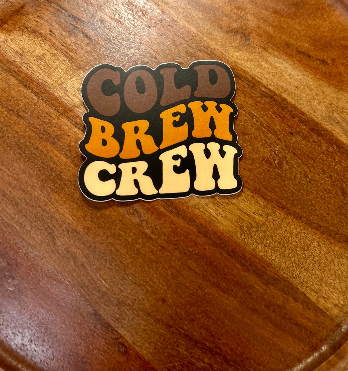 Cold Brew Crew sticker