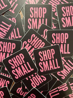 Shop Small pink sticker • distressed