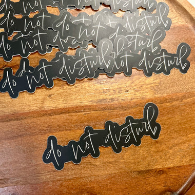 Do not disturb • black