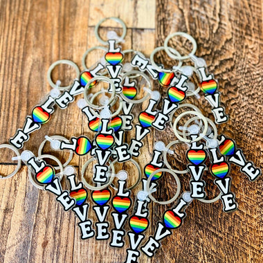 Pride Love keychain