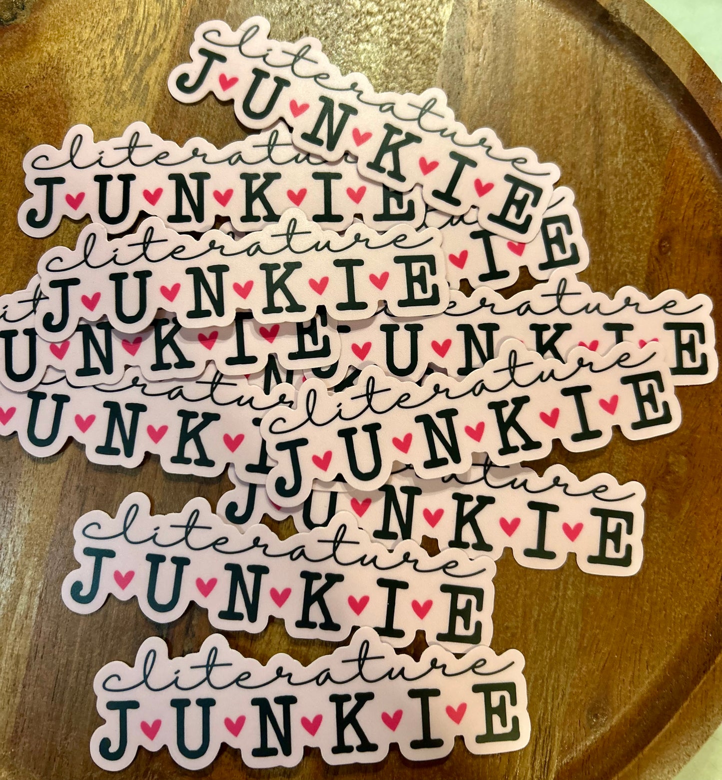 Cliterature junkie Sticker