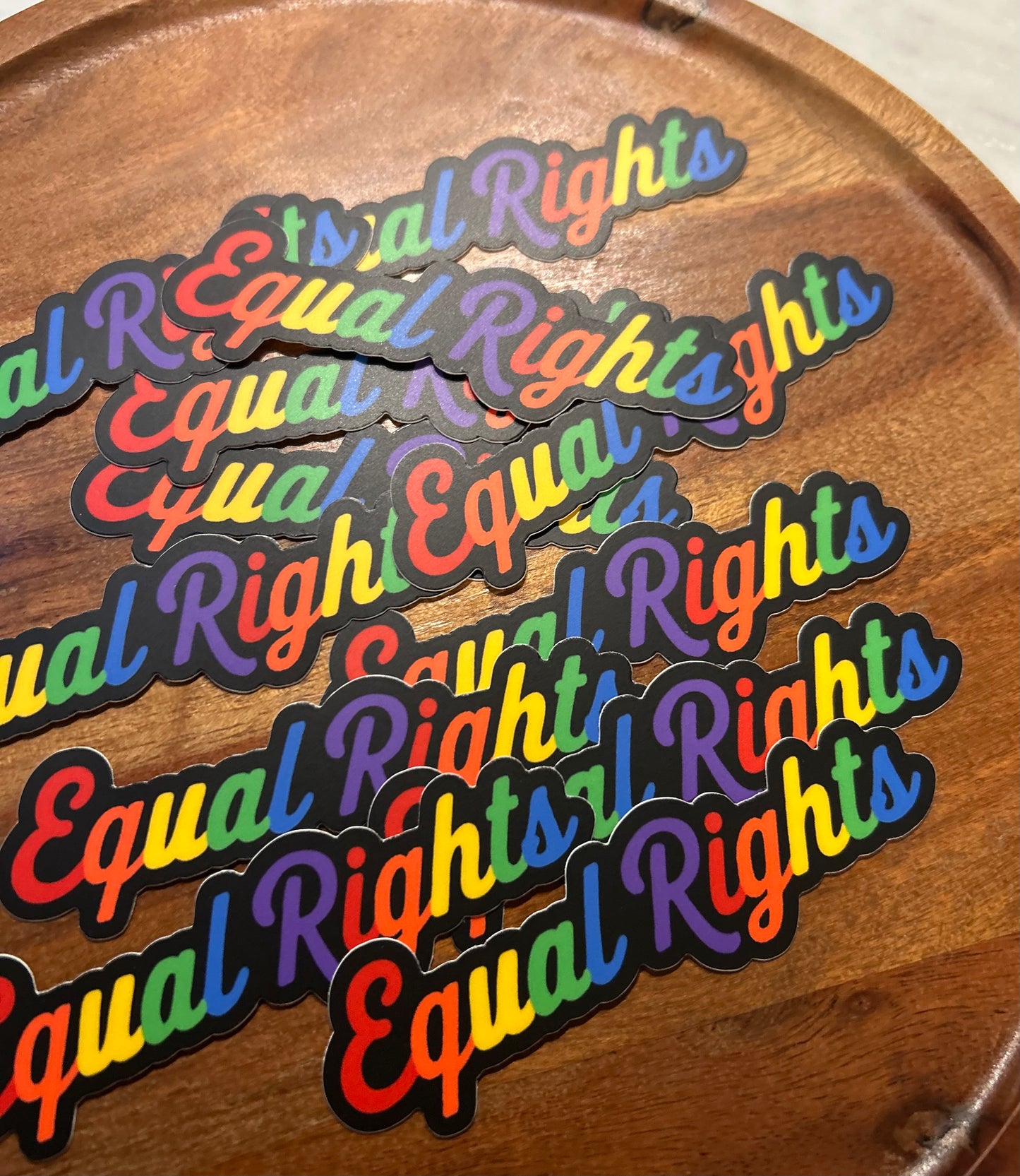 Equal Rights rainbow Sticker
