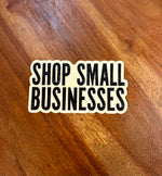 Shop Small Businesses sticker • distressed