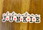 Cliterature junkie Sticker