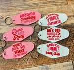 Spicy Book Lovers keychains