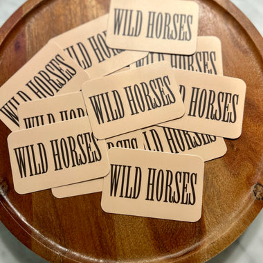 Wild Horses sticker