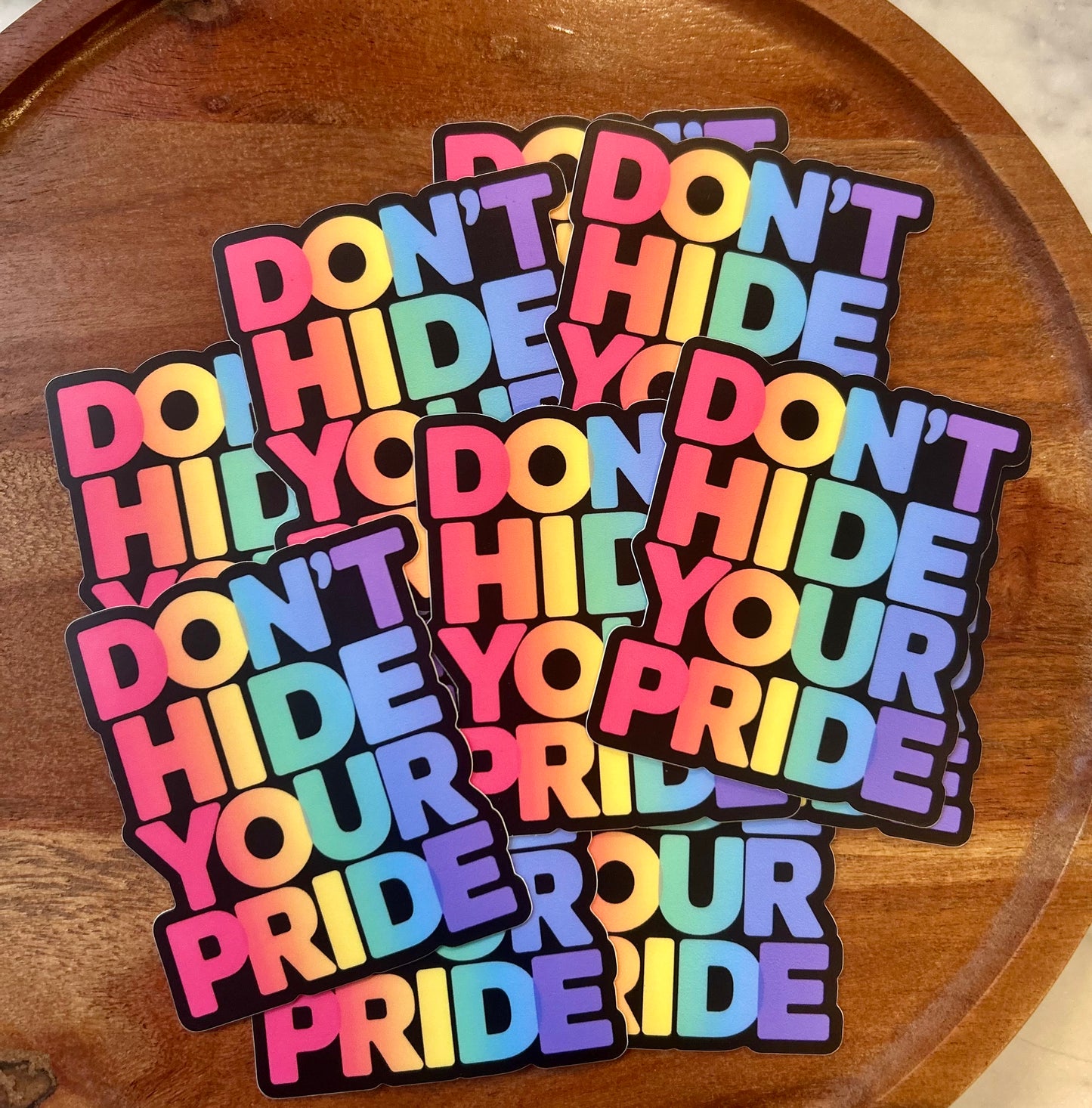 Don’t hide your Pride sticker