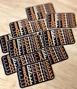 Caffeine sticker