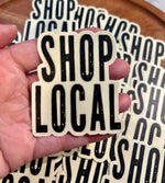 Shop Local sticker • distressed