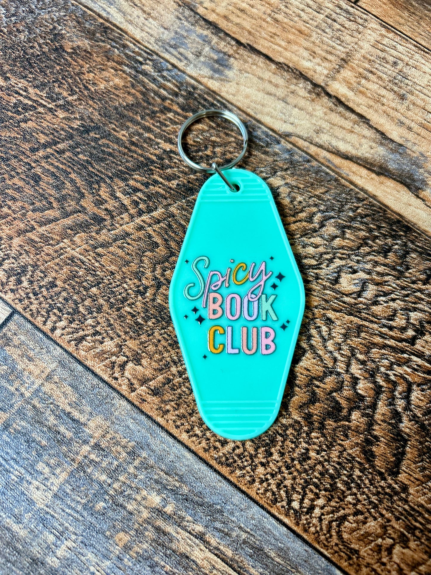 Spicy book club keychain