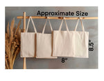 8” Wildflower - small tote bag