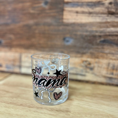 Wild Mama Glass coffee mug