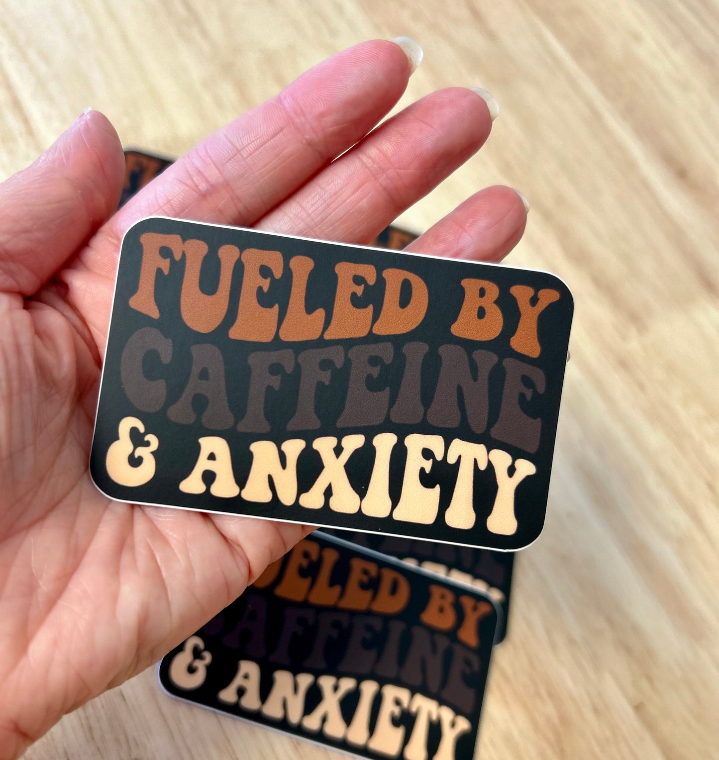 Caffeine & Anxiety sticker