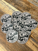 Support your local coffee shop sticker