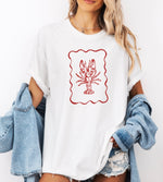 Lobster doodle t-shirt • comfort colors