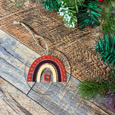 Boho Coffee Christmas ornament