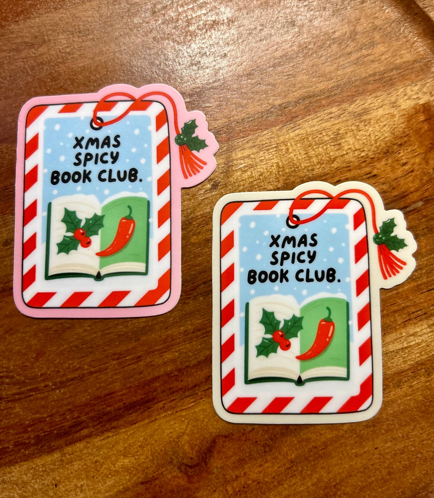 Xmas Spicy Book Club sticker