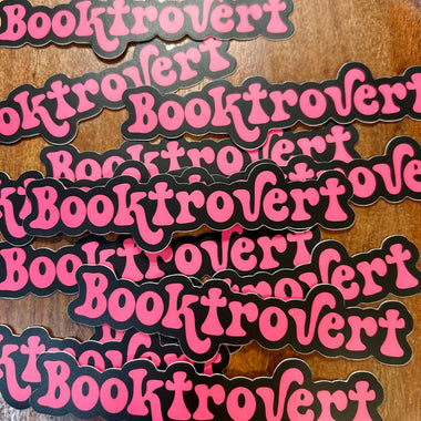 Booktrovert Sticker