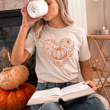 Fall Heart • metallic copper