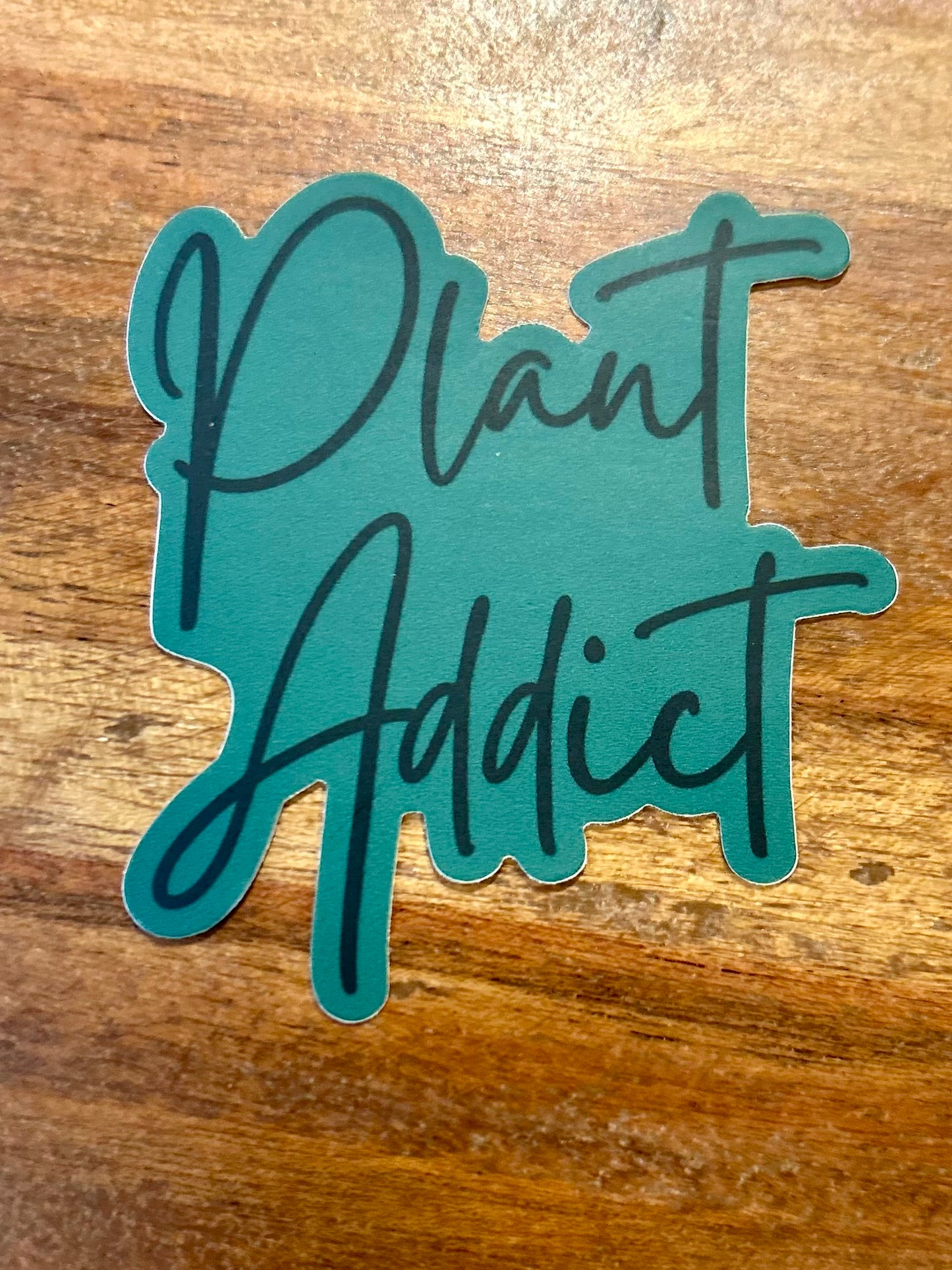 Plant Addict sticker • green