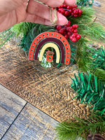 Boho Coffee Christmas ornament