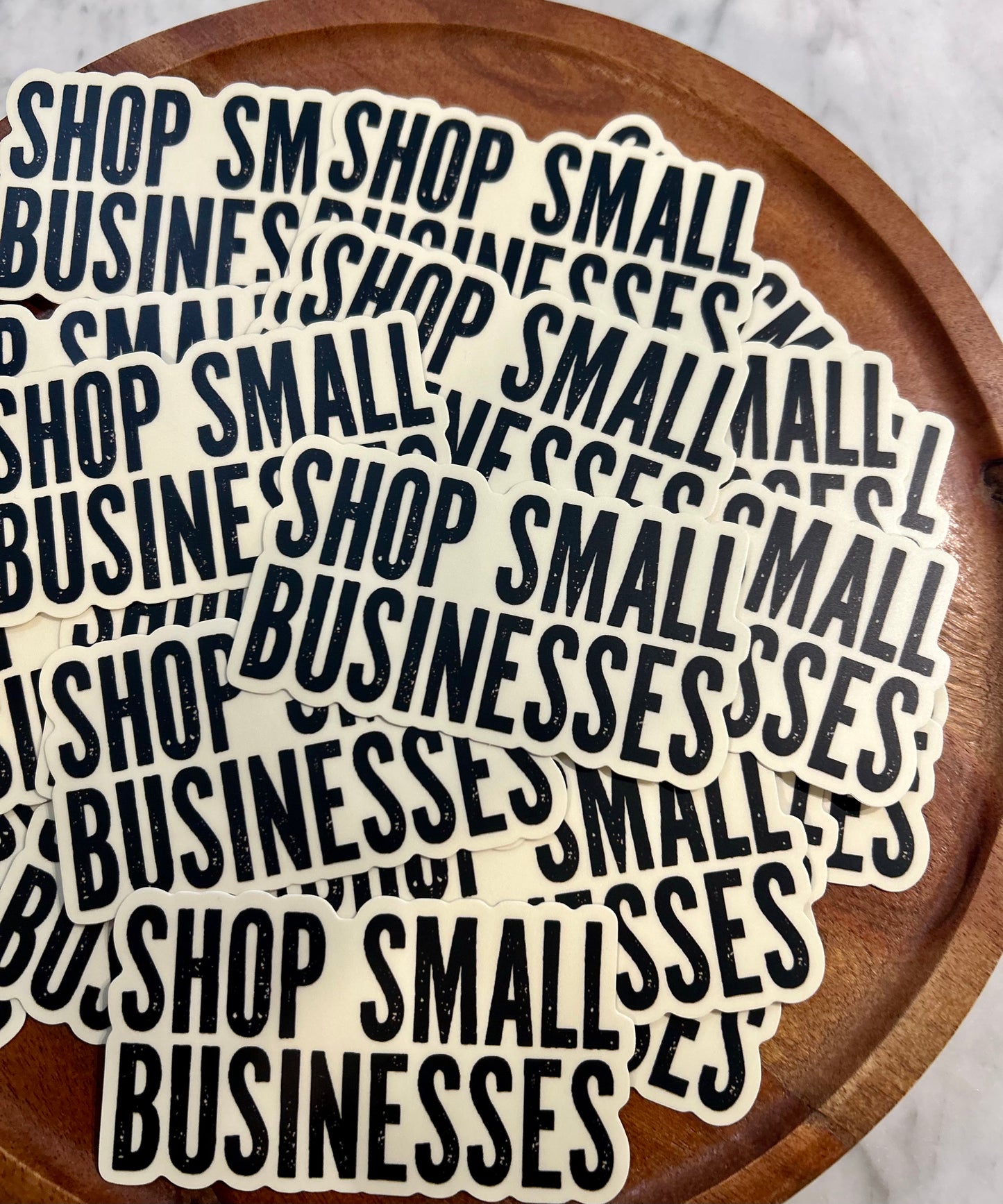 Shop Small Businesses sticker • distressed