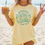 Sand & saltwater t-shirt • comfort colors