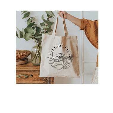 Beach Waves Tote Bag