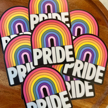 Pride rainbow sticker