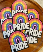 Pride rainbow sticker
