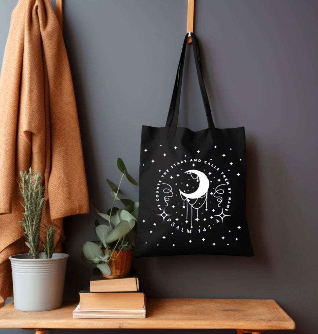 Psalm 147:4 Tote Bag